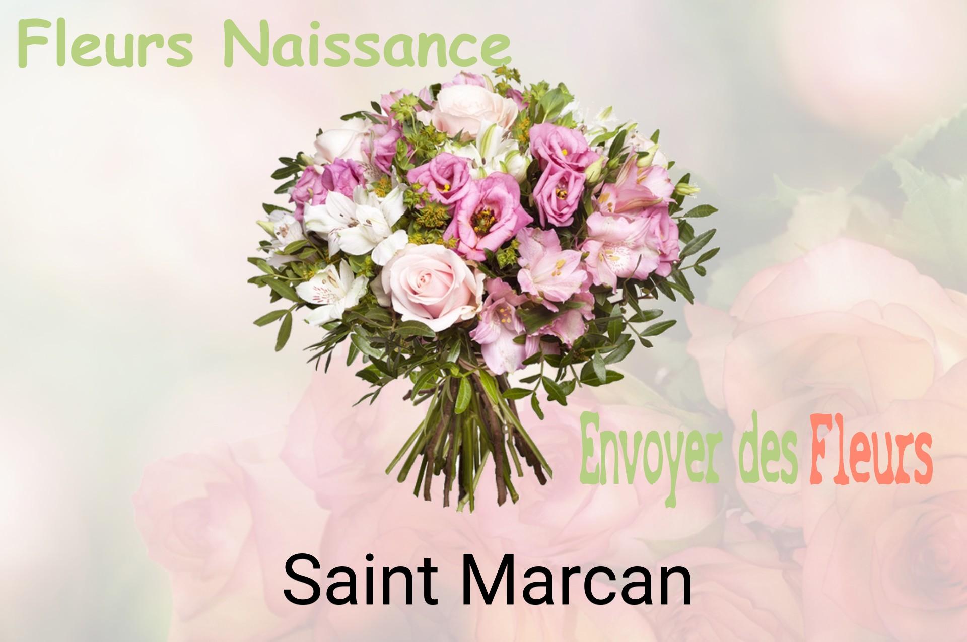 Bouquet de fleurs de naissance livré à Saint-Marcan